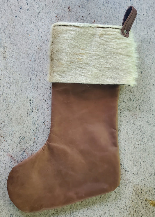 Leather Christmas Stocking